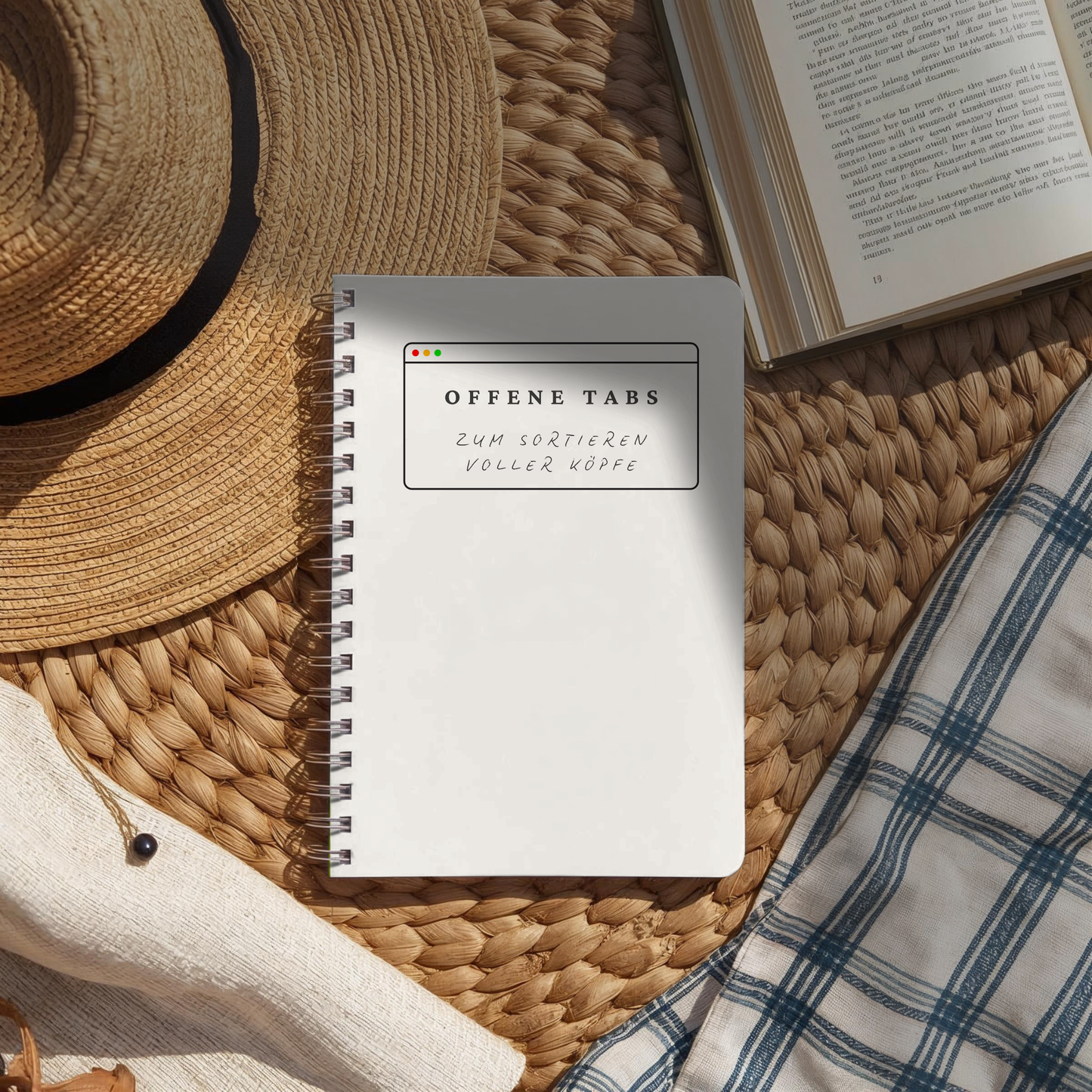 Offene Tabs – Notizbuch für Gedanken, To-dos & Alltagssortierung