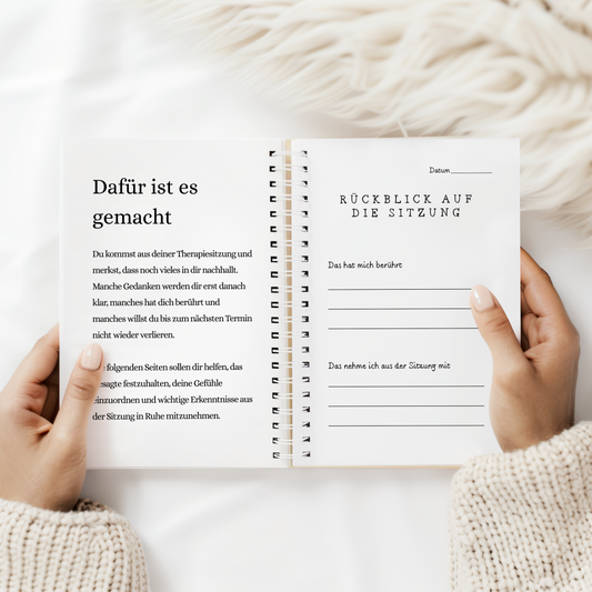 Nach der Therapie – Reflexionsjournal zur Nachbereitung von Therapiesitzungen