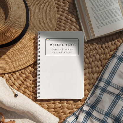 Offene Tabs – Notizbuch für Gedanken, To-dos & Alltagssortierung